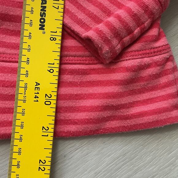 Vineyard Vines Kids Size M Long Sleeve Pink Striped Hoodie - Picture 8 of 10